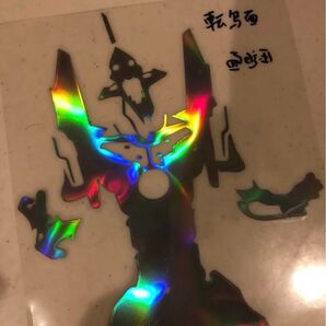 カーステッカー リアガラス ヘルメット スノーボード サーフィンステッカー 大きいサイズ エヴァンゲリオン ド迫力