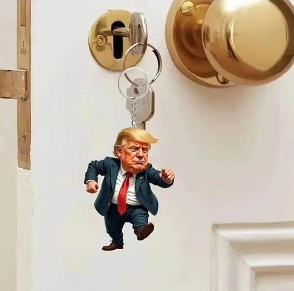 アメリカ トランプ大統領 アクリルキーホルダー アクキー キーホルダー ドナルド・トランプ 新品
