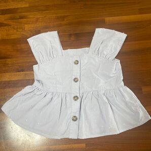 breeze 薄紫 ノースリーブトップス110センチ 女の子