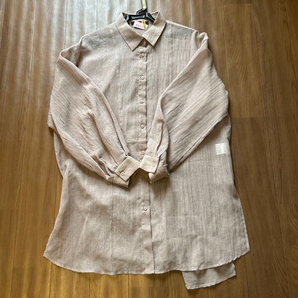 W CLOSET ダブルクローゼット シアーシャツ ワンピース クリーニング済み シャツ