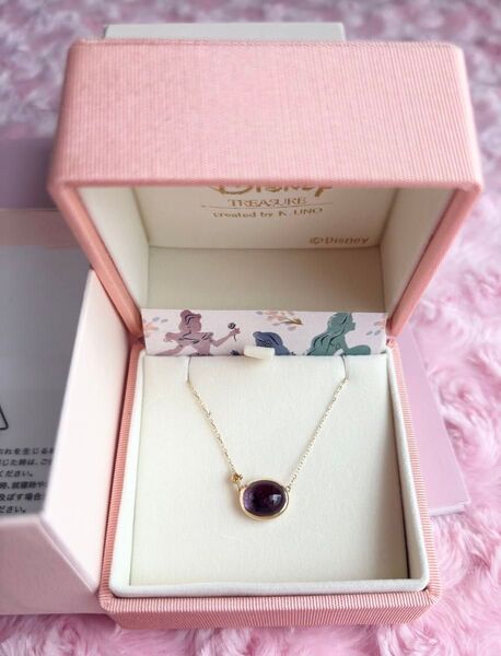 ★新品&激安&未使用 ケイウノディズニーラプンツェル アメシストネックレス★