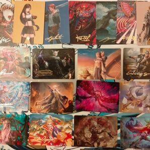 MTG ファイナルファンタジー イラストコレクション サイン 19枚 アートカード