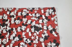 【USEDレアDisneyMickeyMouse総柄ベッドシーツ】ディズニーミッキーマウスvintageビンテージオールド東京ディズニーランド