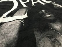 【古着レア美品2PACフォトプリントTシャツ黒M】ツーパックhiphopRAPヒップホップラップラッパーVINTAGEビンテージアメカジ_画像3