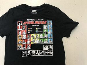 【古着レア美品STARWARSキャラクターTシャツM黒】スターウォーズ映画movieダースベイダールークスカイウォーカールーカスフィルム