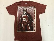 【古着レア美品STARWARSキャプテンファズマプリントTシャツS】スターウォーズcaptain phasmaダースベイダーヨーダハンソロジェダイフォース_画像2