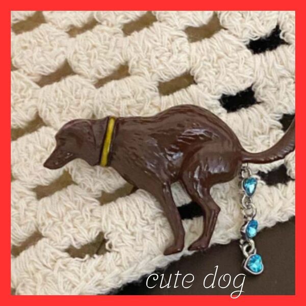 犬 ブローチ アクセサリー バッジ ピンズ ピンブローチ ラペルピン おもしろ ユニーク 個性的 プレゼント ワンポイント うんち