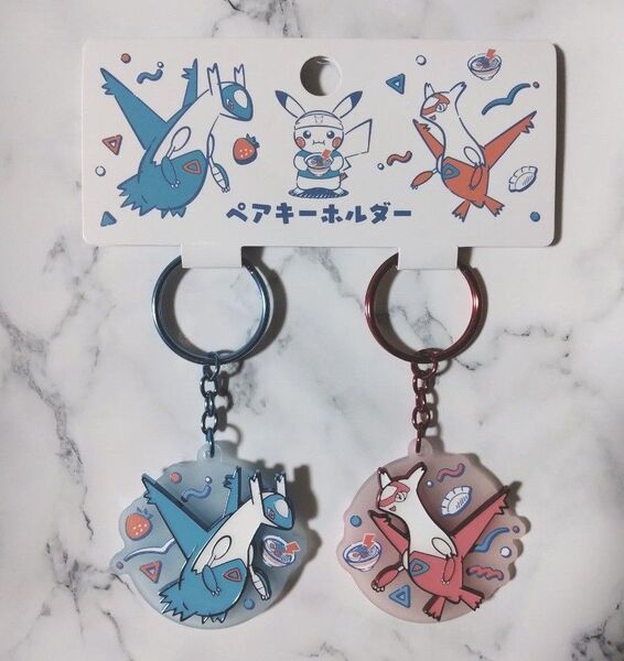 ペアキーホルダー ポケモンセンターフクオカR ラティアス ラティオス