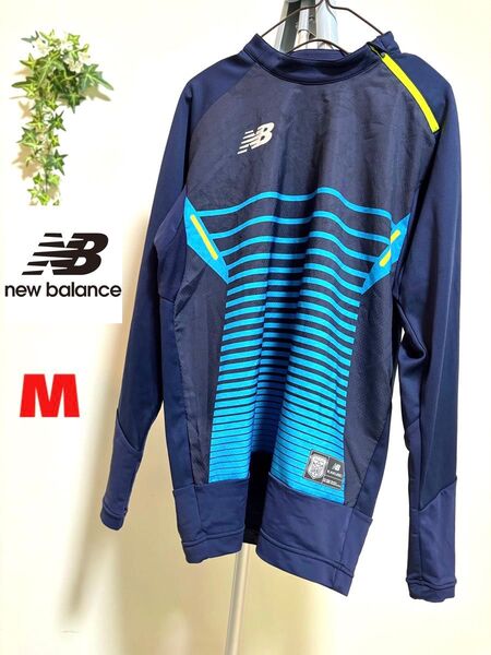 【New Balance】【Mサイズ】ニューバランス メンズ 長袖 ロンT ハイネック 速乾 スポーツウェア トレーニングウェア
