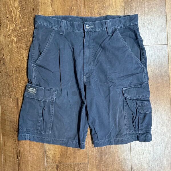 y2k 00s wrangler カーゴショーツ ショートパンツ ハーフパンツ ショーツ カーゴ パンツ 古着 ブラックネイビー