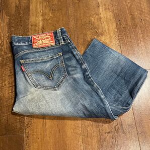 00's Levi’s リーバイス ジーンズ デニムパンツフレアデニムブーツカットアメカジハチノスジーンズメンズ濃紺 w29