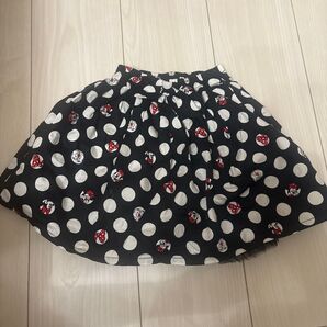 ミニーマウス ドット柄スカート 90cm リトシー