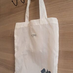 LANCOME トートバック ホワイト ノベルティ ロゴ入り