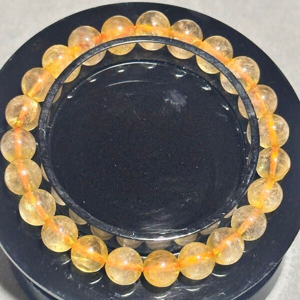 ゴールドルチルクォーツ 8mm 天然石ブレスレット