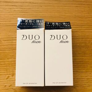 DUO men UVプロテクター 日焼け止め 2個 UV