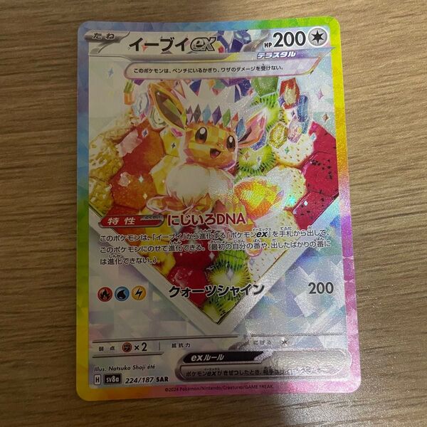 イーブイex SAR テラスタルフェスex ポケモンカード ポケカ ポケモンカードゲーム ハイクラスパック