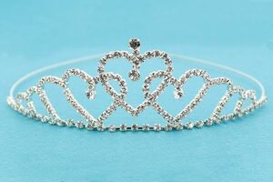 017* Katyusha type for children Tiara (j)* Kids elegant Tiara girl presentation wedding formal costume 