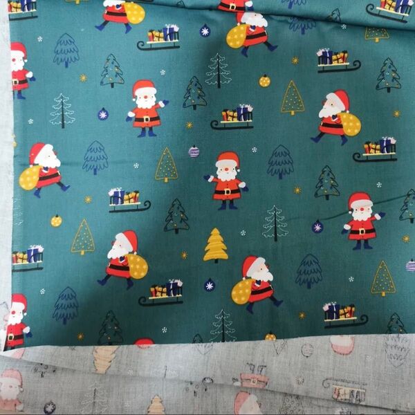 生地 約160×90cm はぎれ 布 ワイド幅 クリスマス