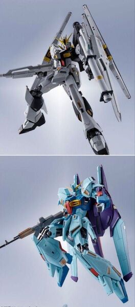 METAL ROBOT魂 νガンダム (ダブル・フィン・ファンネル装備型)開封済み&リ・ガズィ カスタム 新品未開封