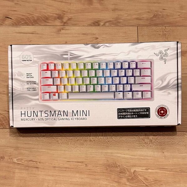 Razer Huntsman Mini Mercury White ゲーミングキーボード 日本語配列