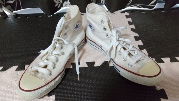 コンバース converse ハイカットスニーカー サイズ27.0cm シミ有り中古