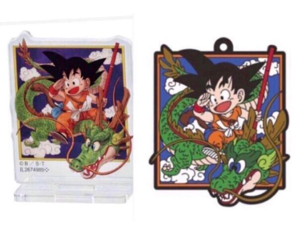ドラゴンボール アクリルスタンドコレクション 孫悟空 少年期 鳥山明 ドラゴンボール ラバマス ART 神龍 ガチャ 新品 2点
