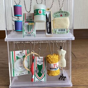 THE手芸 ミニチュアマスコット ガチャ 手芸 ミニチュア 10個セット ストラップ キーホルダー