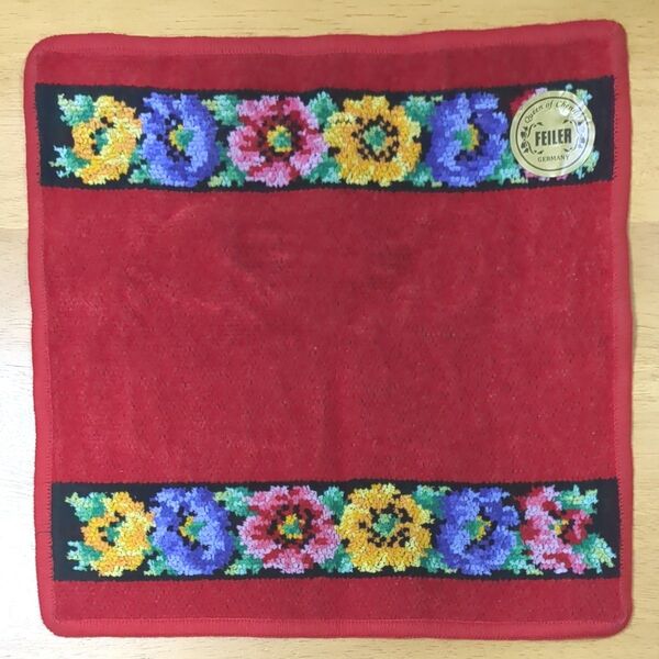 新品未使用 フェイラー FEILER ハンカチ タオルハンカチ ハンドタオル 24×24cm