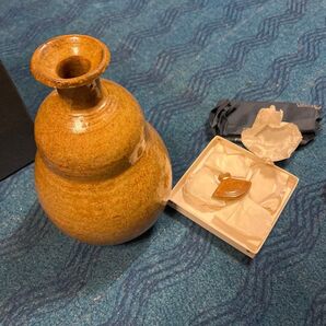 ツボ 大森焼 藍窯