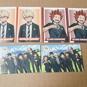僕のヒーローアカデミア 静岡鉄道コラボ トレーディングカード 6枚セット 爆豪勝己 切島鋭児郎 集合絵