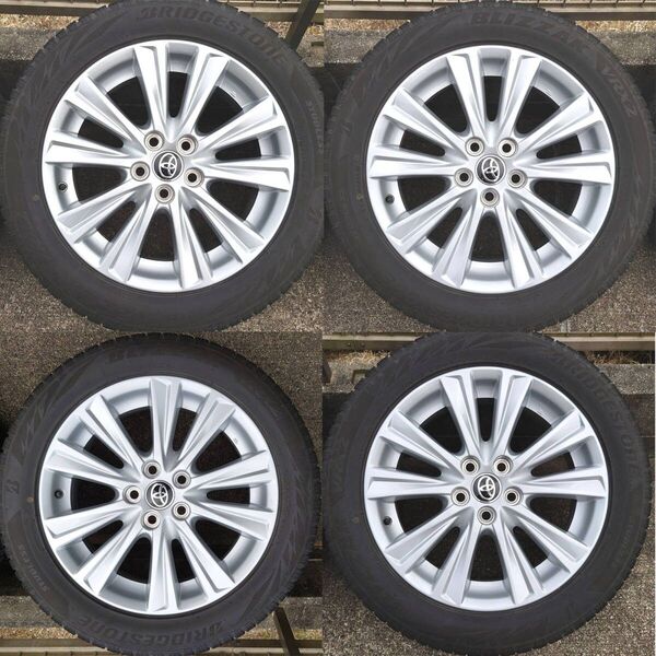 アルファード/ヴェルファイア トヨタ純正 18×7.5J 235/50R18 ブリヂストンブリザック VRX2 4本ホイールセット