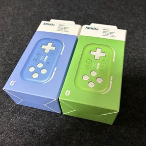 8Bitdo Micro ミニコントローラー ブルー グリーン 2点 セット