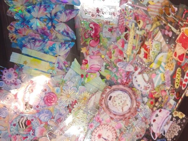 【マステセット4】海外 マスキングテープ PETテープ コラージュ 装飾