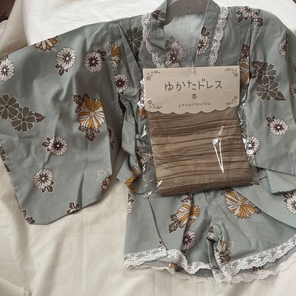 ゆかたドレス 100 新品 浴衣