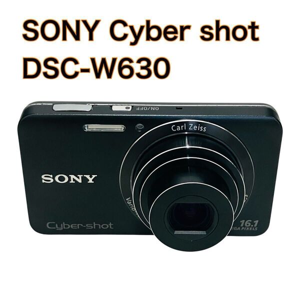 SONY Cyber shot DSC-W630 ソニー サイバーショット ブラック 稼動品 デジタルカメラ デジカメ コンデジ
