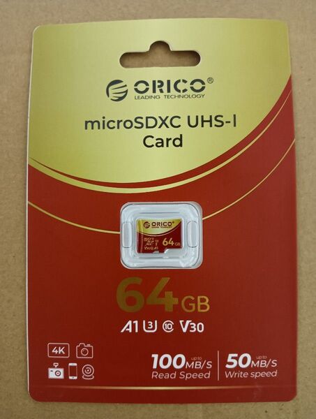 新品未使用 64GB MicroSD マイクロSDカード マイクロSD