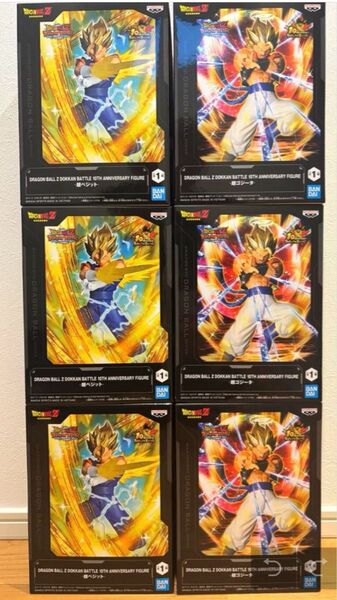 ドラゴンボール ドッカンバトル 超ゴジータ 超ベジット フィギュア 6個セット