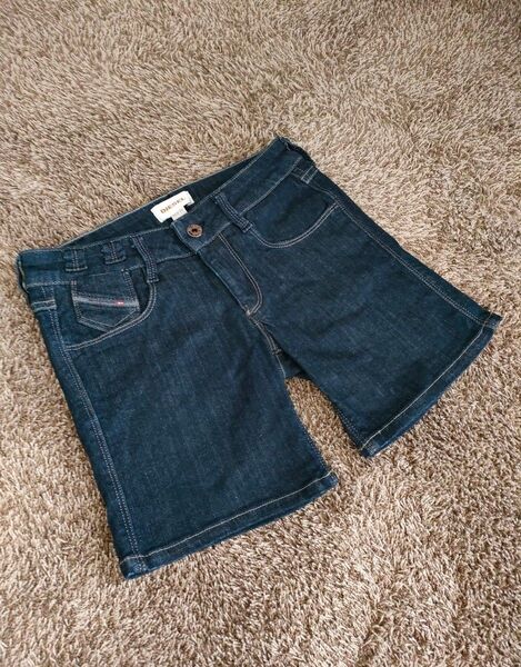 DIESEL デニムショートパンツ W25 ネイビー 美品