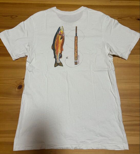 patagonia パタゴニア ワールドトラウト フライフィッシング 白Tシャツ 半袖
