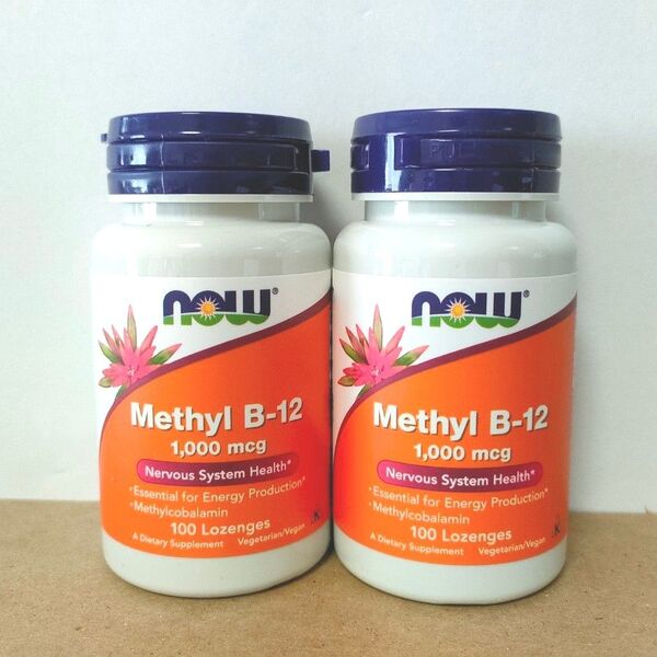 【2個】ナウフーズ メチルB12 1000mcg トローチ100粒 NOW FOODS Methyl メチルコバラミン