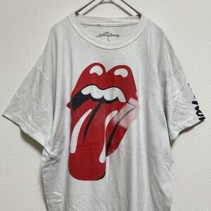 The Rolling Stones Tシャツ Lサイズ 古着 ローリングストーンズ NORTH AMERICAN Tour 白