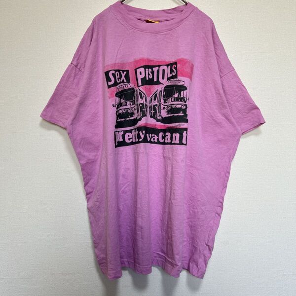 Sex Pistols Pretty Vacant Tシャツ ピンク バンドTシャツ セックス ピストルズ L バンT