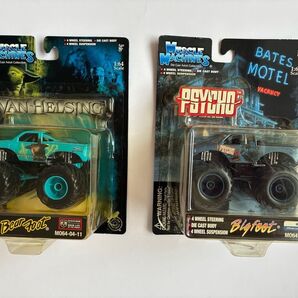 【未開封】マッスルマシン 1/64 モンスタートラックVan Helsing ・Psycho 2点セット