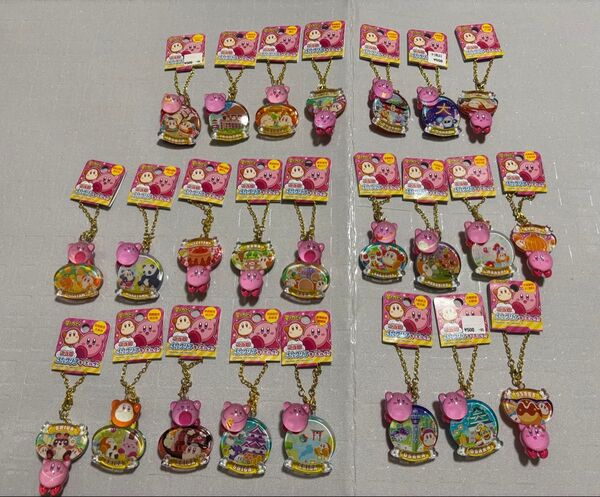 新品 星のカービィ ご当地 ぷっクリア キーホルダー 24点セット 24個セット