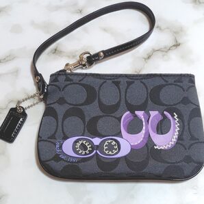 ◆限定品Coach コーチ 財布 wrist poach リストポーチ