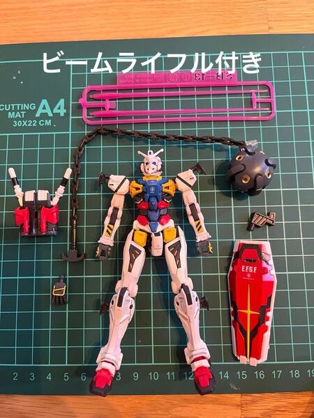 HG 赤いガンダム 白いガンダム塗装 デカール ガンプラ ジークアクス