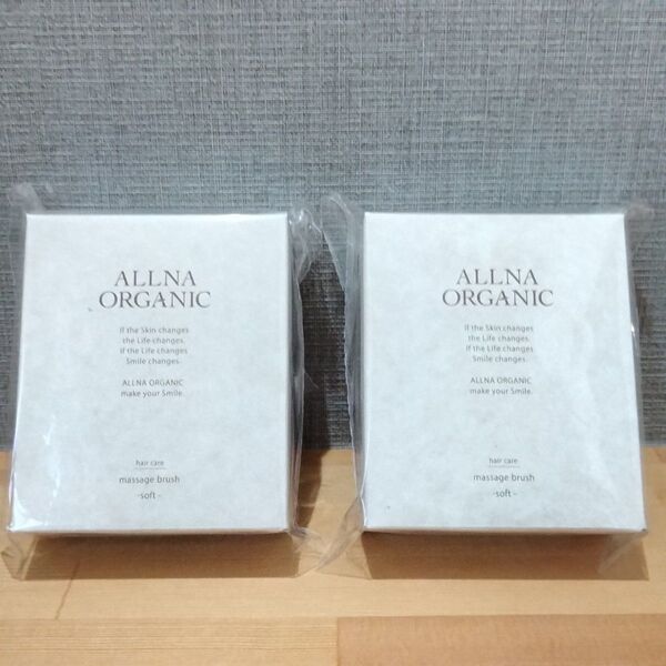 シャンプーブラシ まとめ売り オルナオーガニック 頭皮ケア ALLNA ORGANICブランド ソフト 2点セット マッサージ用品