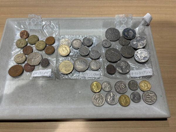 旧硬貨コレクション イギリス スペイン オーストラリア