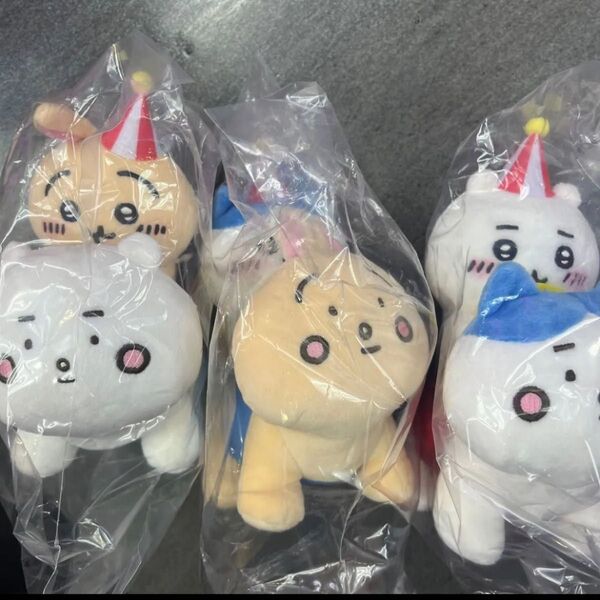 【本日発送】 ちいかわらんど ぴーぽぽぬいぐるみ 3個セット ちいかわ ハチワレ うさぎ 浮き輪 おまけ