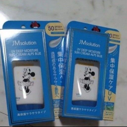 JM solution Japan UVディープモイスチャーサンクリーム アルプスブルー SPF50+ 新品 日焼け止め